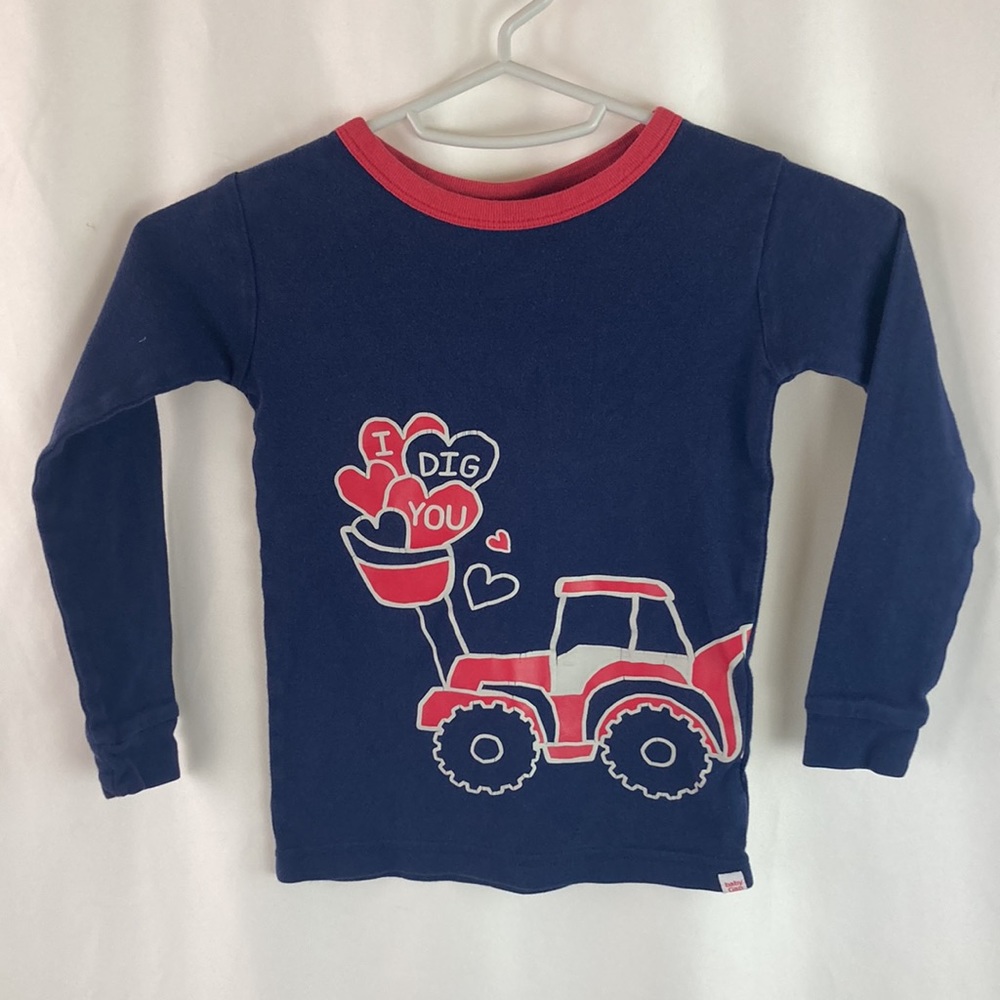 Gap Boys Dig You Long Sleeve Valentines T-shirt Size 5T